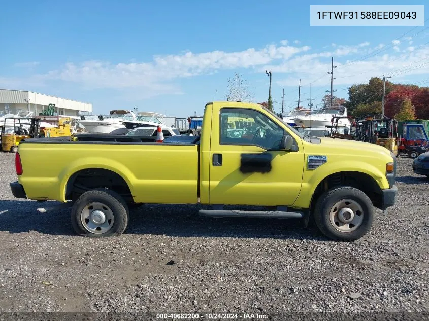 2008 Ford F-350 Xl/Xlt VIN: 1FTWF31588EE09043 Lot: 40682200