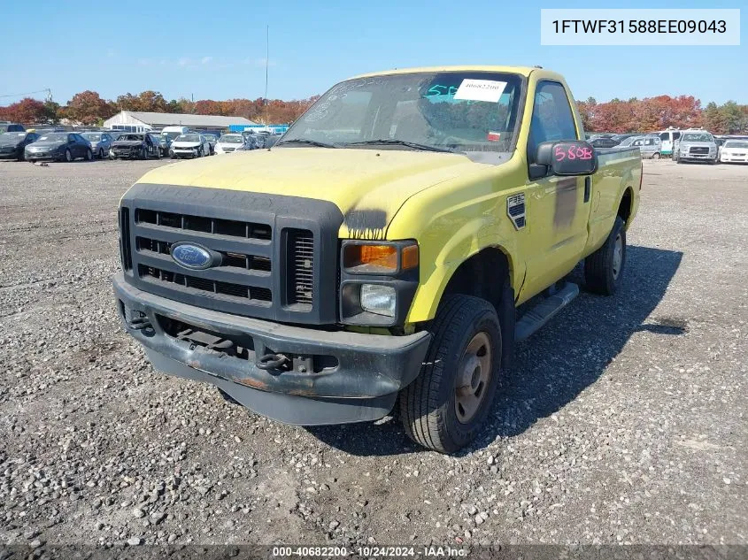 2008 Ford F-350 Xl/Xlt VIN: 1FTWF31588EE09043 Lot: 40682200