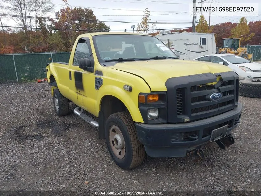 2008 Ford F-350 Xl/Xlt VIN: 1FTWF31598ED97520 Lot: 40688262