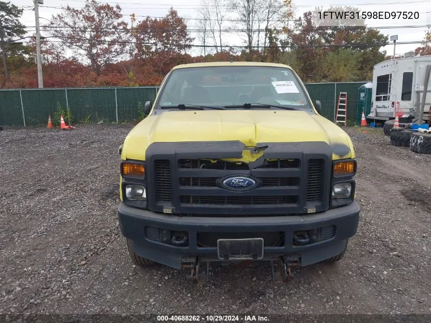 2008 Ford F-350 Xl/Xlt VIN: 1FTWF31598ED97520 Lot: 40688262