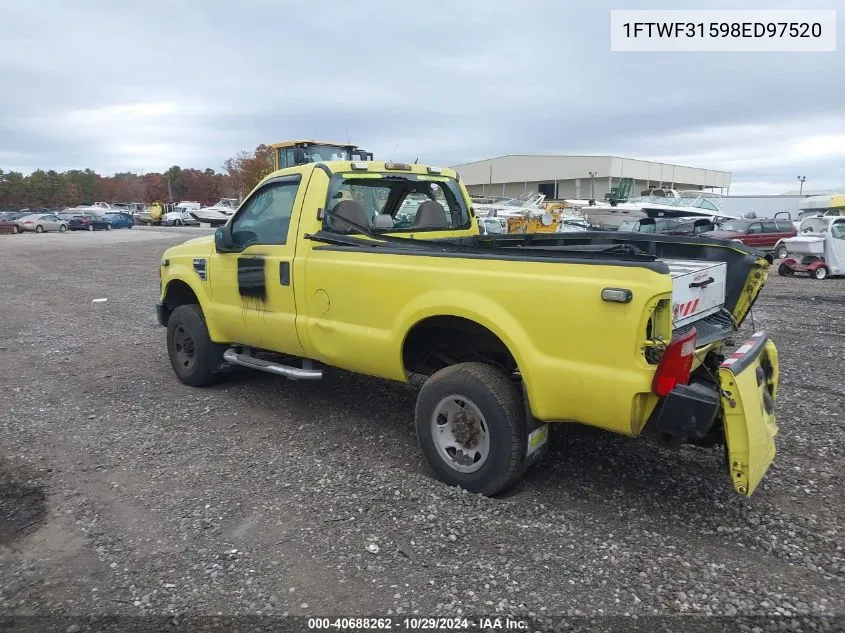 2008 Ford F-350 Xl/Xlt VIN: 1FTWF31598ED97520 Lot: 40688262