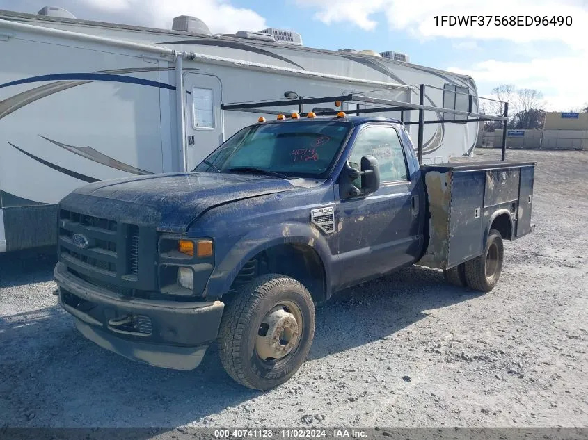 2008 Ford F-350 Chassis Xl/Xlt VIN: 1FDWF37568ED96490 Lot: 40741128