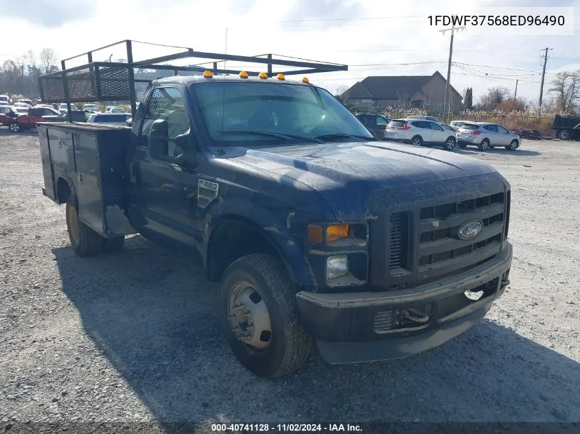 2008 Ford F-350 Chassis Xl/Xlt VIN: 1FDWF37568ED96490 Lot: 40741128