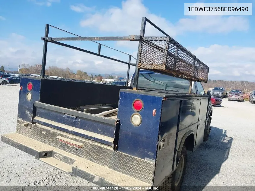 2008 Ford F-350 Chassis Xl/Xlt VIN: 1FDWF37568ED96490 Lot: 40741128