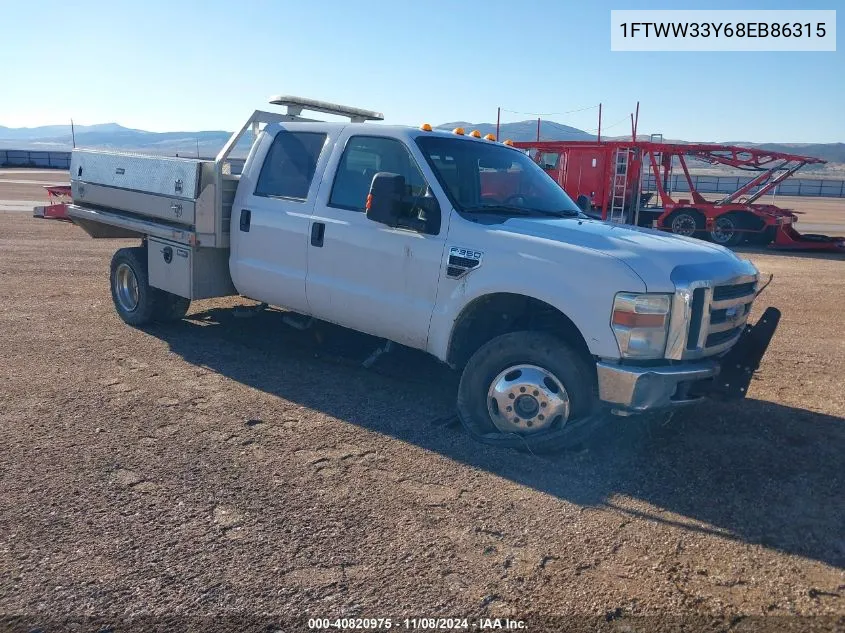 2008 Ford F-350 Fx4/King Ranch/Lariat/Xl/Xlt VIN: 1FTWW33Y68EB86315 Lot: 40820975