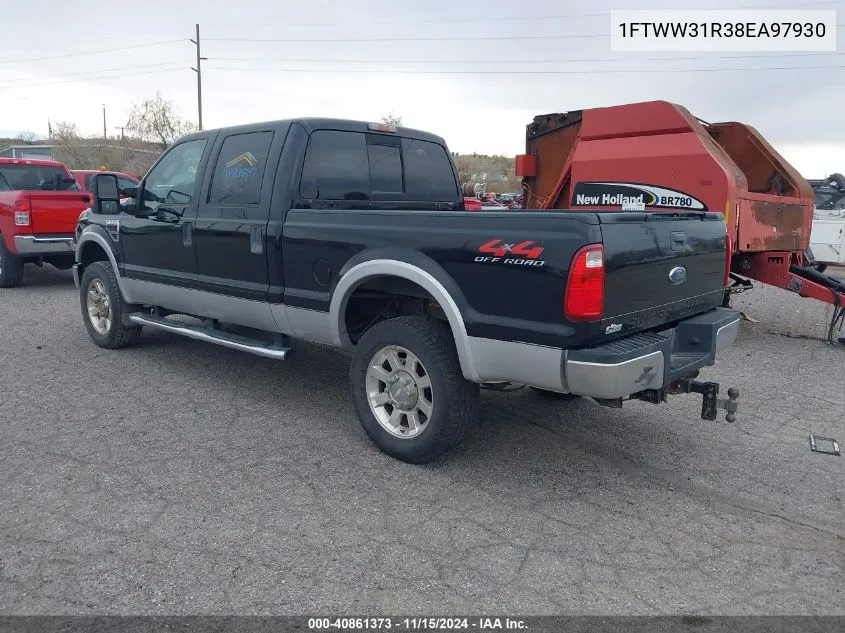 2008 Ford F-350 Fx4/Harley-Davidson/King Ranch/Lariat/Xl/Xlt VIN: 1FTWW31R38EA97930 Lot: 40861373