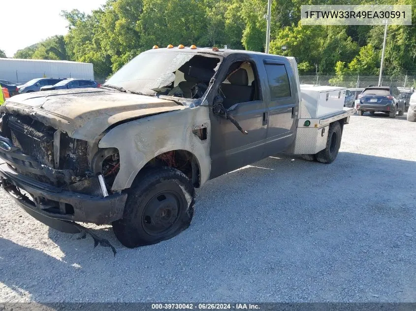 2009 Ford F-350 Xl VIN: 1FTWW33R49EA30591 Lot: 39730042