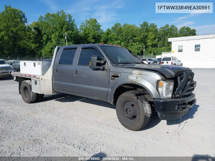 2009 Ford F-350 Xl VIN: 1FTWW33R49EA30591 Lot: 39730042