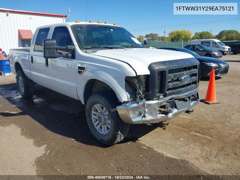 2009 Ford F-350 Fx4/Harley-Davidson/King Ranch/Lariat/Xl/Xlt VIN: 1FTWW31Y29EA75121 Lot: 40548716