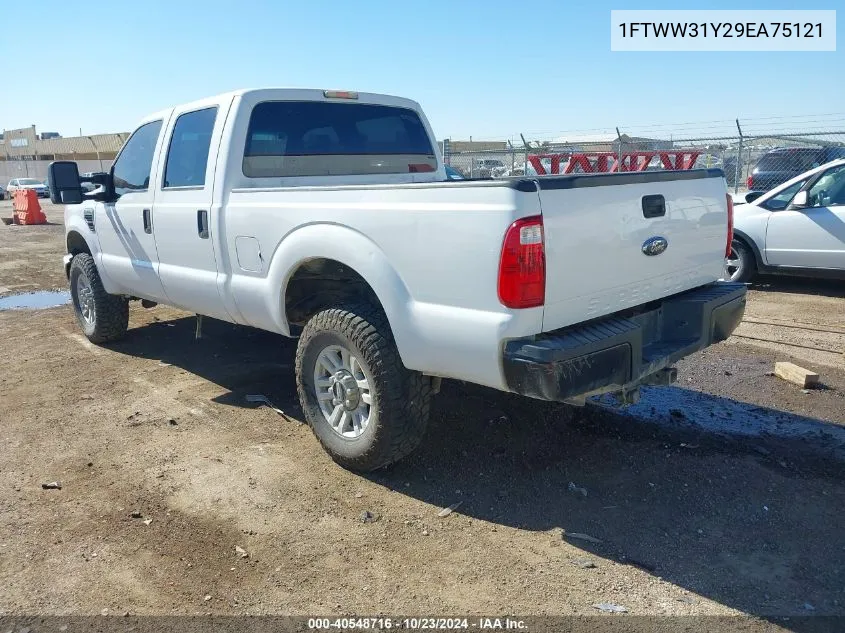 2009 Ford F-350 Fx4/Harley-Davidson/King Ranch/Lariat/Xl/Xlt VIN: 1FTWW31Y29EA75121 Lot: 40548716