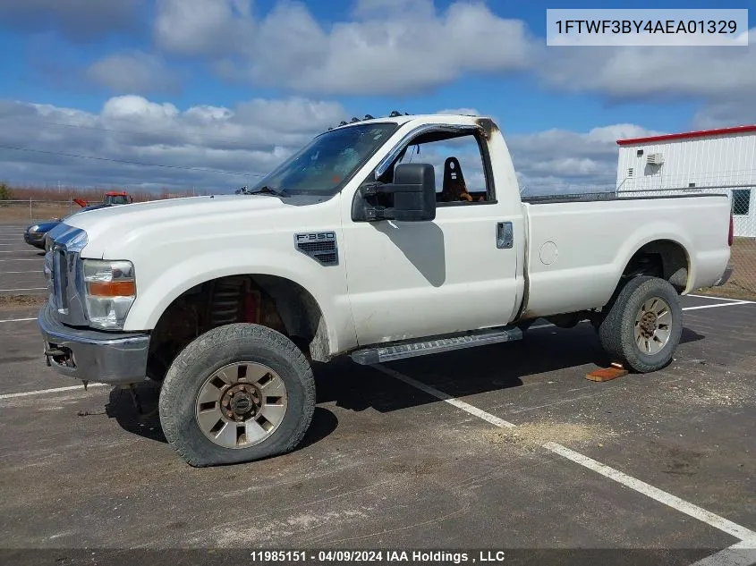 2010 Ford F350 Super Duty VIN: 1FTWF3BY4AEA01329 Lot: 11985151