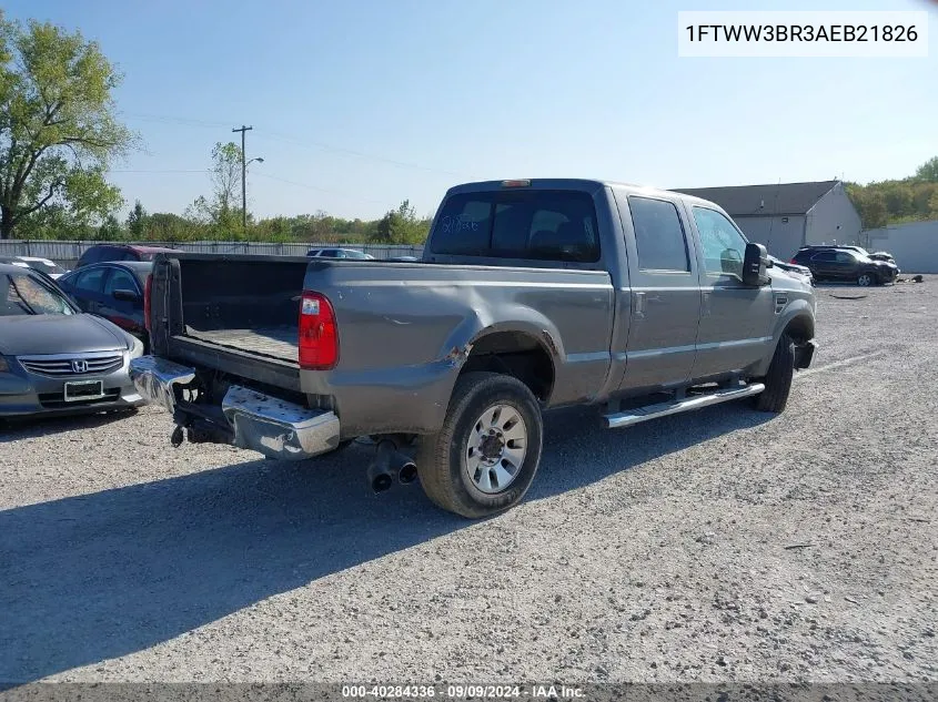 2010 Ford F-350 VIN: 1FTWW3BR3AEB21826 Lot: 40284336