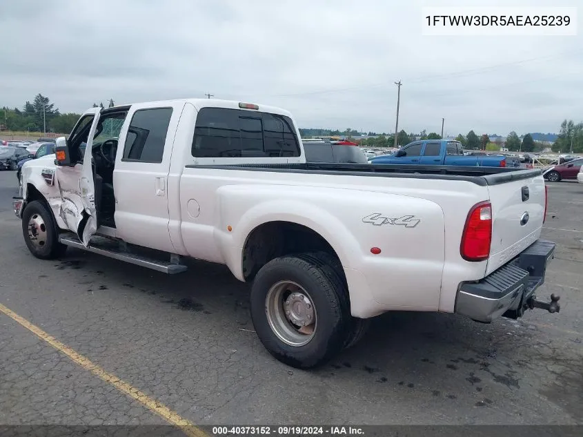 2010 Ford F-350 King Ranch/Lariat/Xl/Xlt VIN: 1FTWW3DR5AEA25239 Lot: 40373152