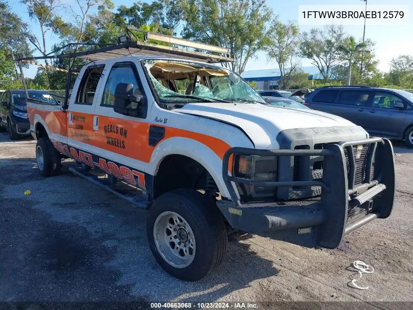 2010 Ford F-350 Lariat VIN: 1FTWW3BR0AEB12579 Lot: 40663068