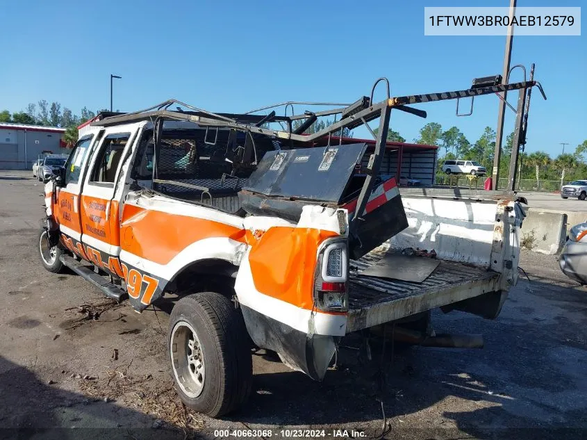 2010 Ford F-350 Lariat VIN: 1FTWW3BR0AEB12579 Lot: 40663068