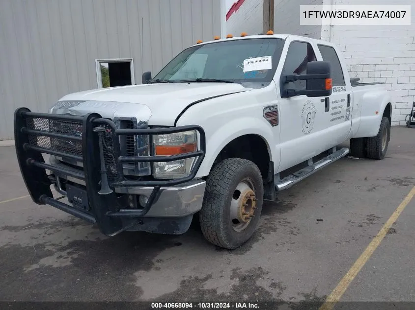 2010 Ford F-350 King Ranch/Lariat/Xl/Xlt VIN: 1FTWW3DR9AEA74007 Lot: 40668094