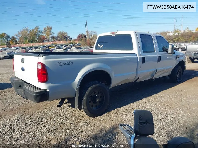 2010 Ford F-350 Cabela's/Harley-Davidson/King Ranch/Lariat/Xl/Xlt VIN: 1FTWW3B58AEA16474 Lot: 40784593