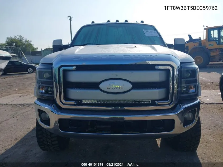 2011 Ford F-350 Lariat VIN: 1FT8W3BT5BEC59762 Lot: 40101876