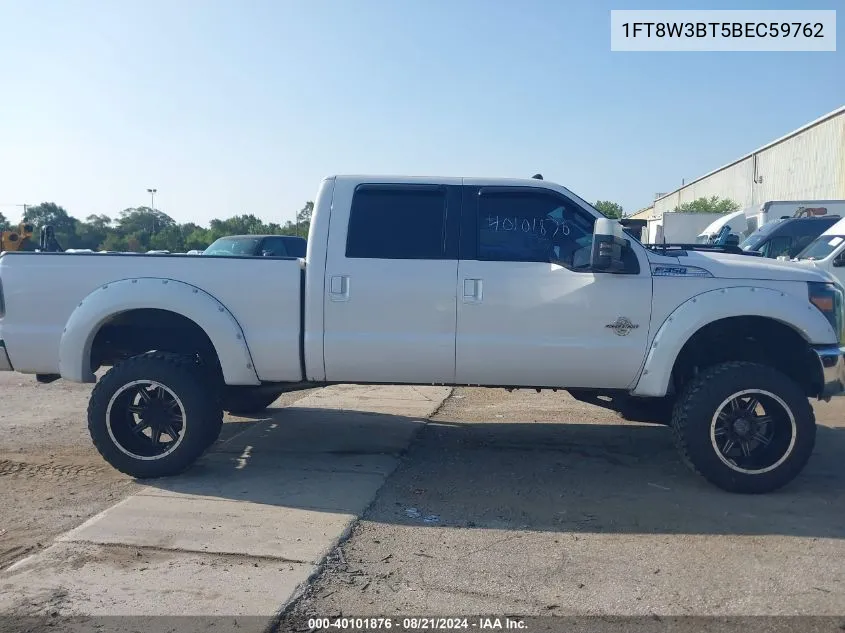 2011 Ford F-350 Lariat VIN: 1FT8W3BT5BEC59762 Lot: 40101876