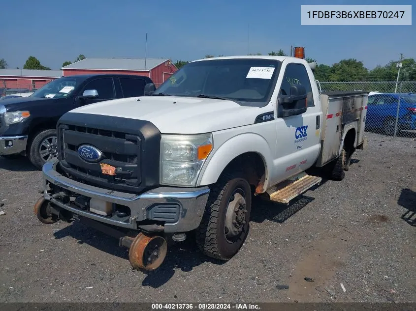 1FDBF3B6XBEB70247 2011 Ford F-350 Xl