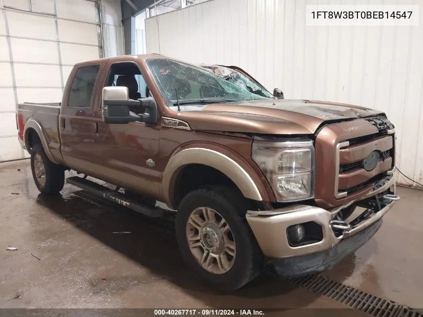 2011 Ford F-350 Lariat VIN: 1FT8W3BT0BEB14547 Lot: 40267717