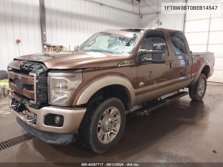 1FT8W3BT0BEB14547 2011 Ford F-350 Lariat