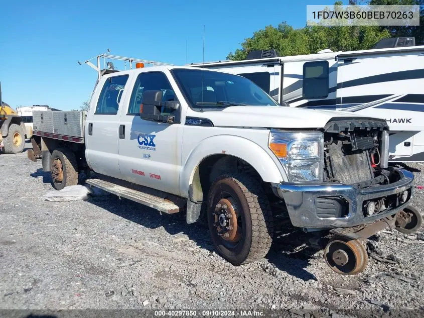 2011 Ford F-350 Xl VIN: 1FD7W3B60BEB70263 Lot: 40297850