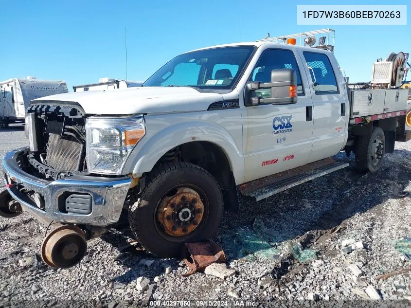 2011 Ford F-350 Xl VIN: 1FD7W3B60BEB70263 Lot: 40297850