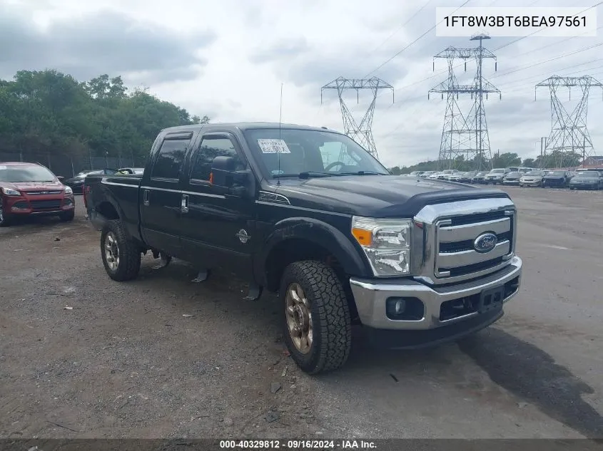 2011 Ford F-350 Lariat VIN: 1FT8W3BT6BEA97561 Lot: 40329812