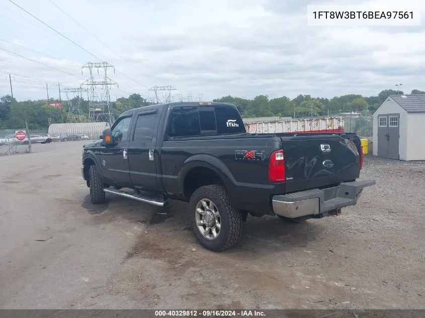 2011 Ford F-350 Lariat VIN: 1FT8W3BT6BEA97561 Lot: 40329812