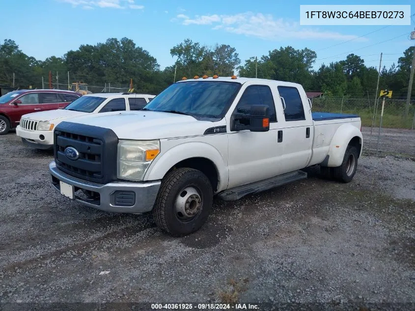 2011 Ford F-350 Xl VIN: 1FT8W3C64BEB70273 Lot: 40361925