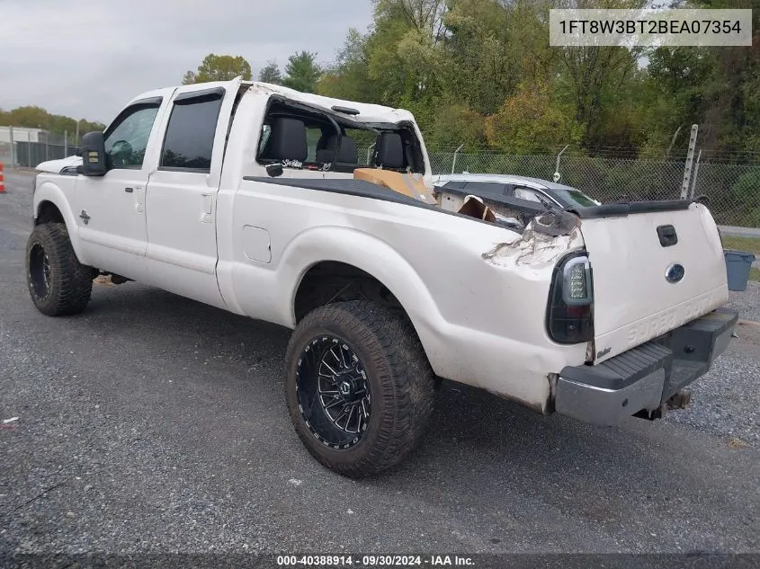 2011 Ford F-350 Super Duty VIN: 1FT8W3BT2BEA07354 Lot: 40388914