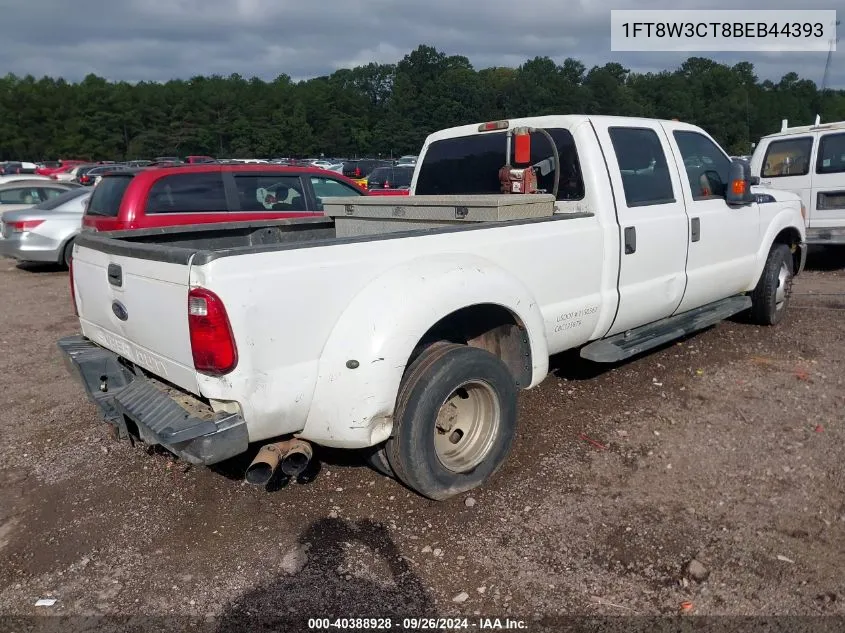 2011 Ford F-350 Xl VIN: 1FT8W3CT8BEB44393 Lot: 40388928