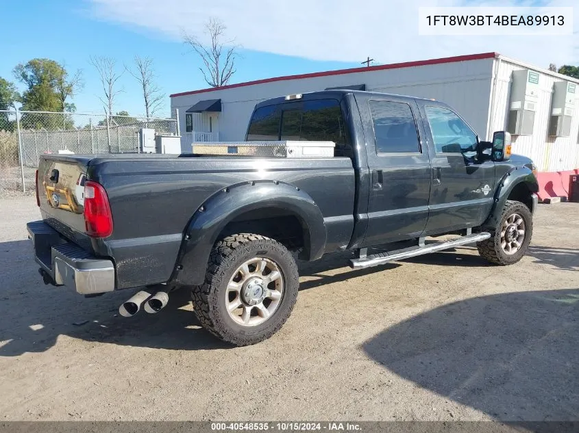 2011 Ford F-350 Lariat VIN: 1FT8W3BT4BEA89913 Lot: 40548535