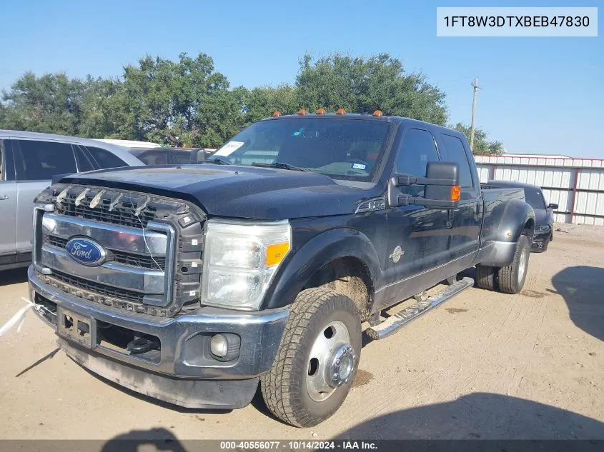 2011 Ford F-350 Lariat VIN: 1FT8W3DTXBEB47830 Lot: 40556077