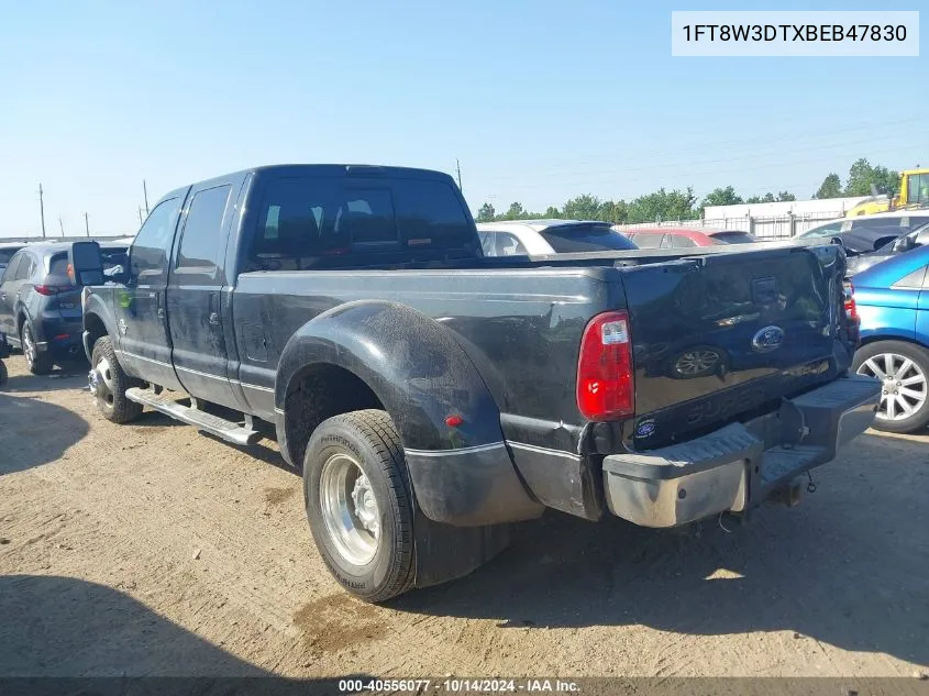 2011 Ford F-350 Lariat VIN: 1FT8W3DTXBEB47830 Lot: 40556077