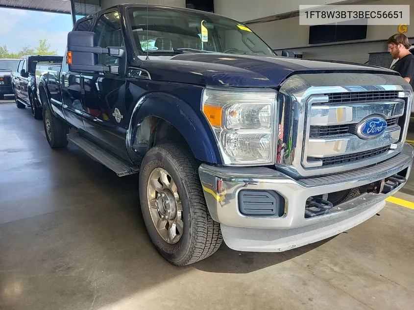 2011 Ford F-350 Xlt VIN: 1FT8W3BT3BEC56651 Lot: 40580570