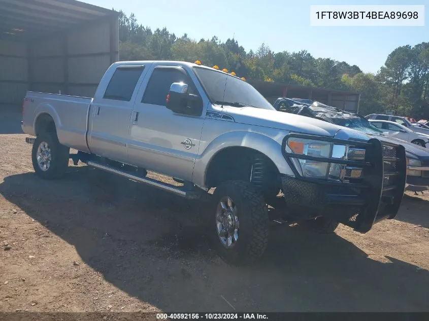 2011 Ford F-350 Lariat VIN: 1FT8W3BT4BEA89698 Lot: 40592156