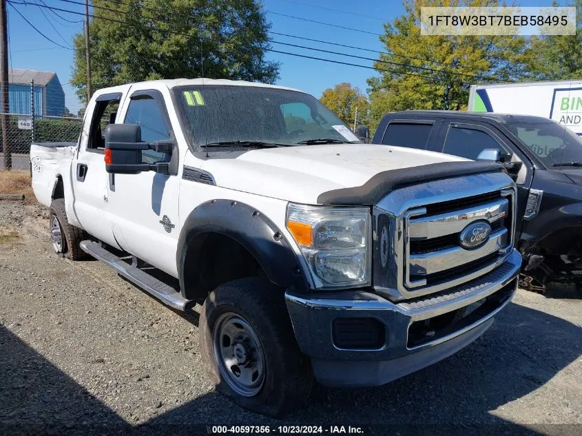 2011 Ford F-350 Xlt VIN: 1FT8W3BT7BEB58495 Lot: 40597356