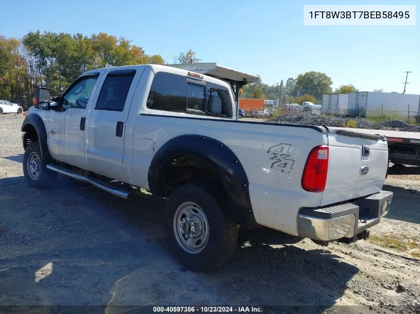 2011 Ford F-350 Xlt VIN: 1FT8W3BT7BEB58495 Lot: 40597356