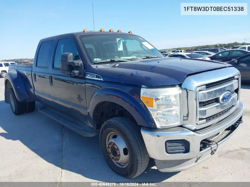 2011 Ford F-350 Xlt VIN: 1FT8W3DT0BEC51338 Lot: 40648278