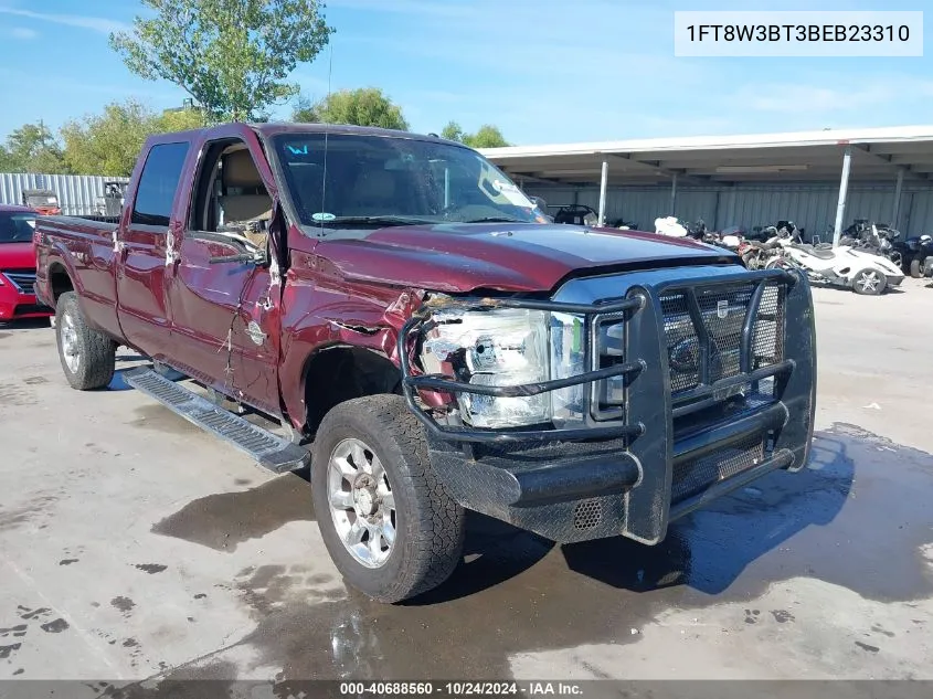 2011 Ford F-350 Lariat VIN: 1FT8W3BT3BEB23310 Lot: 40688560