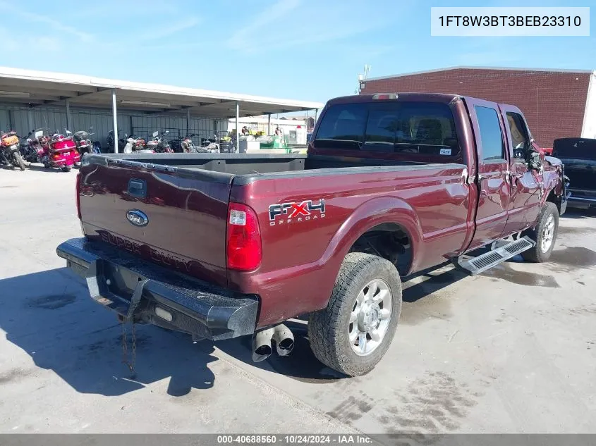 2011 Ford F-350 Lariat VIN: 1FT8W3BT3BEB23310 Lot: 40688560