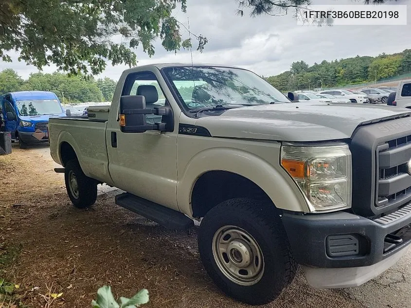 2011 Ford F350 Super Duty VIN: 1FTRF3B60BEB20198 Lot: 40696483