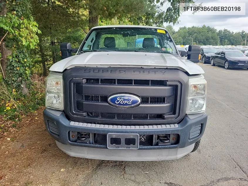 2011 Ford F350 Super Duty VIN: 1FTRF3B60BEB20198 Lot: 40696483