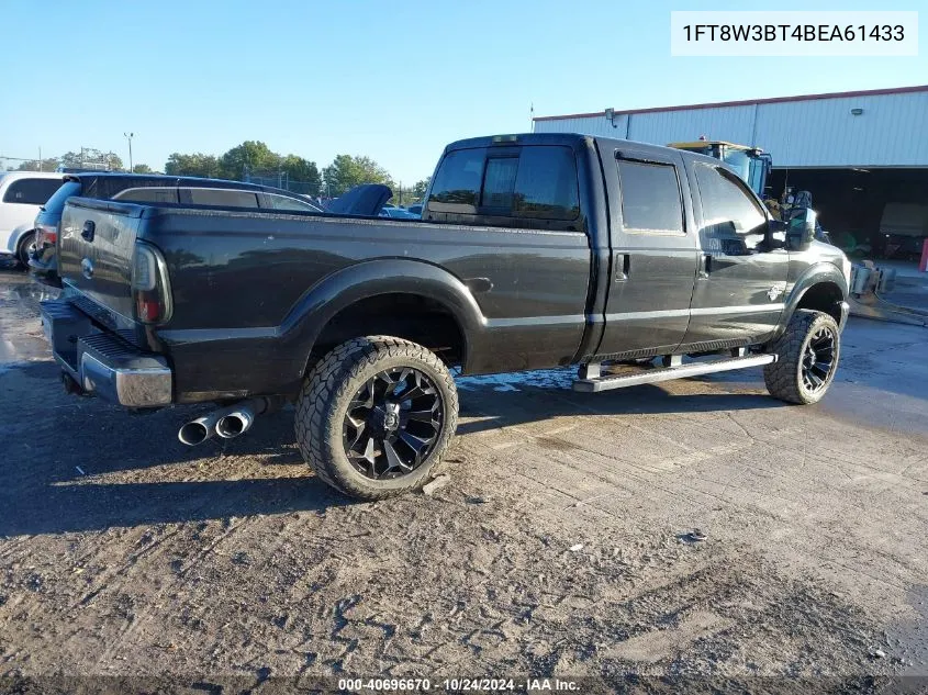 2011 Ford F350 Lariat VIN: 1FT8W3BT4BEA61433 Lot: 40696670