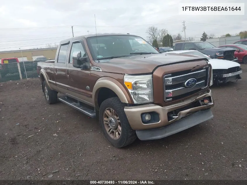 1FT8W3BT6BEA61644 2011 Ford F-350 Lariat