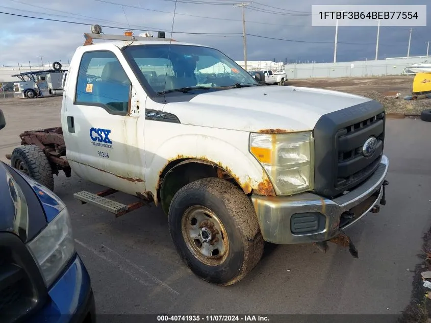 2011 Ford F-350 Xl VIN: 1FTBF3B64BEB77554 Lot: 40741935