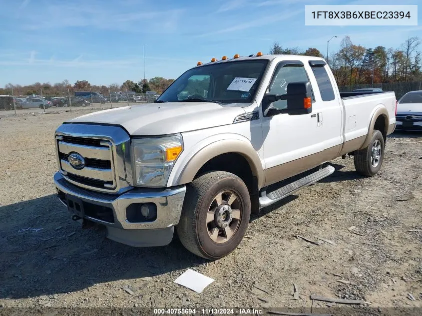 2011 Ford F-350 Lariat VIN: 1FT8X3B6XBEC23394 Lot: 40755694