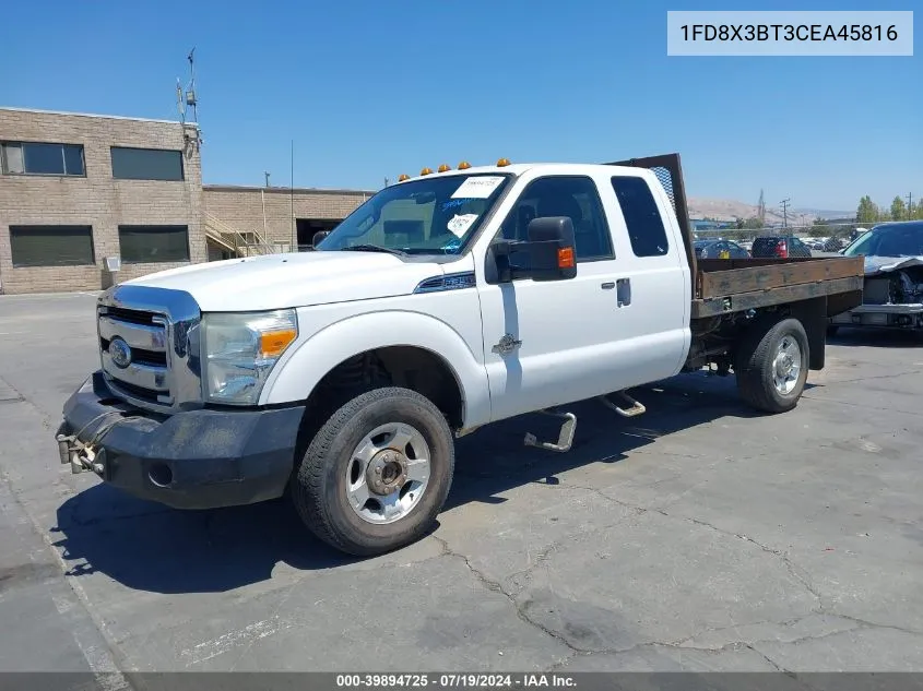 1FD8X3BT3CEA45816 2012 Ford F-350 Xlt